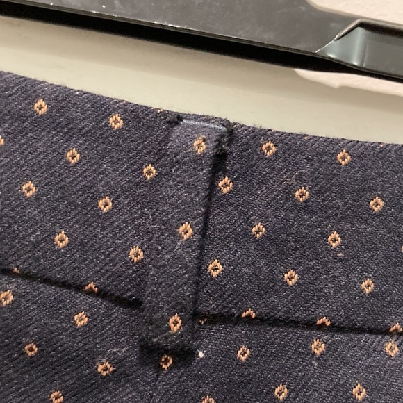 JOIE Black Polka Dot Straight Leg Stirrups Pants Medium​​​​ - Picture 9 of 11